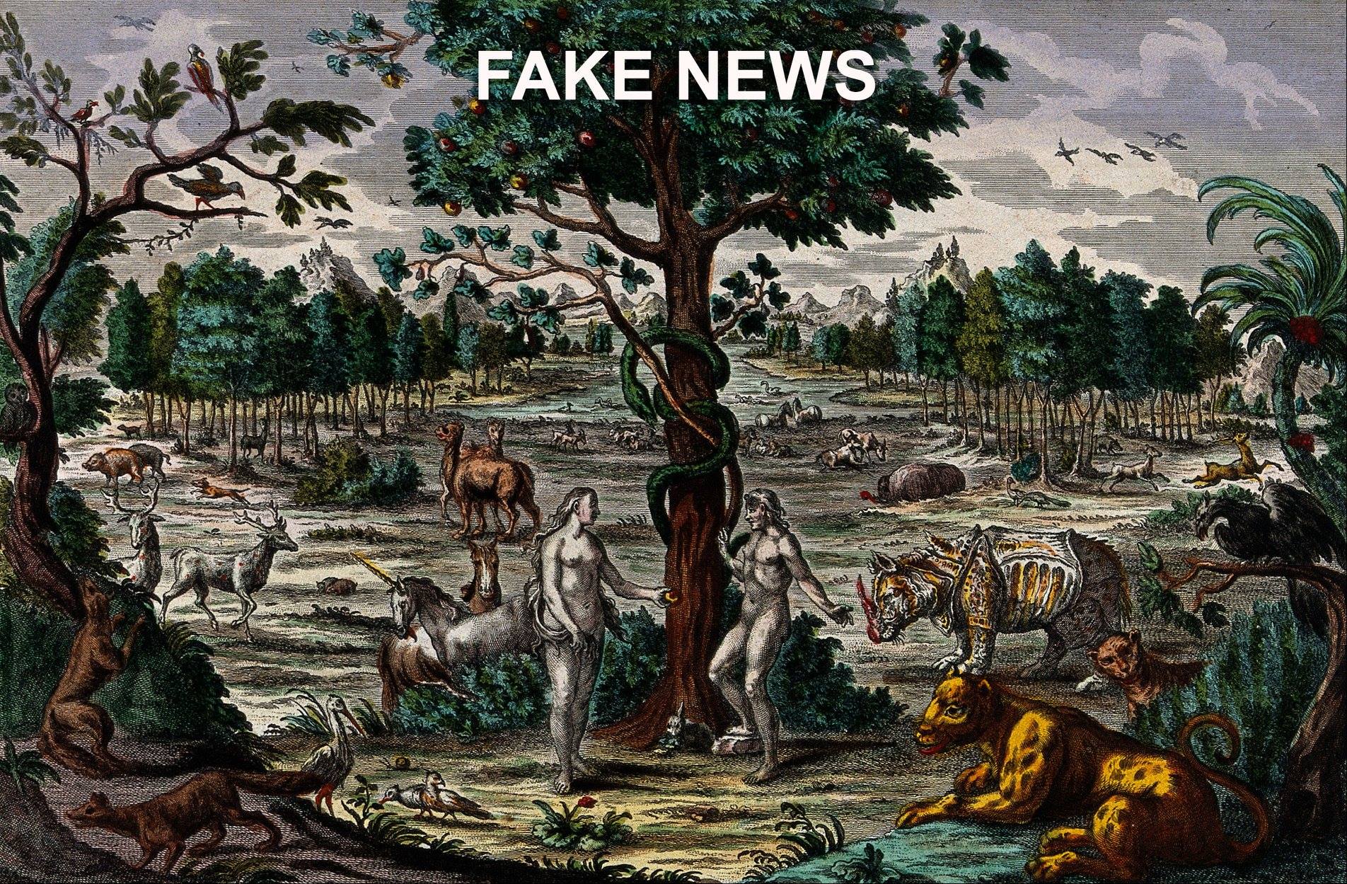 Fake news v rajské zahradě