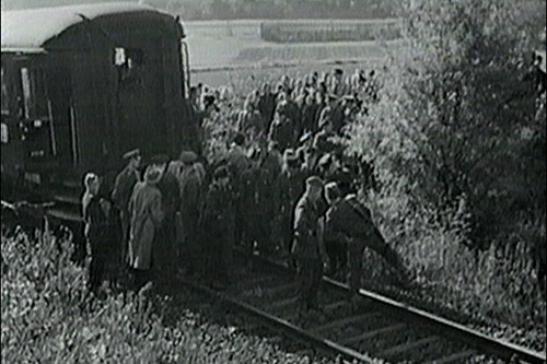 "Vlak svobody" na archovním snímku z roku 1951