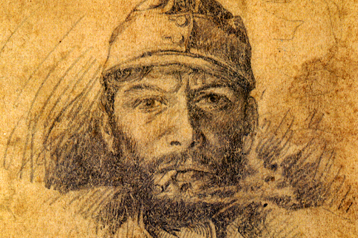 Autoportrét Františka Krejčího za 1. světové války