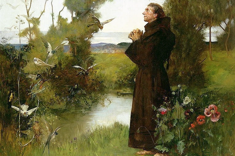 Albert Chevallier Tayler, Svatý František (1898)