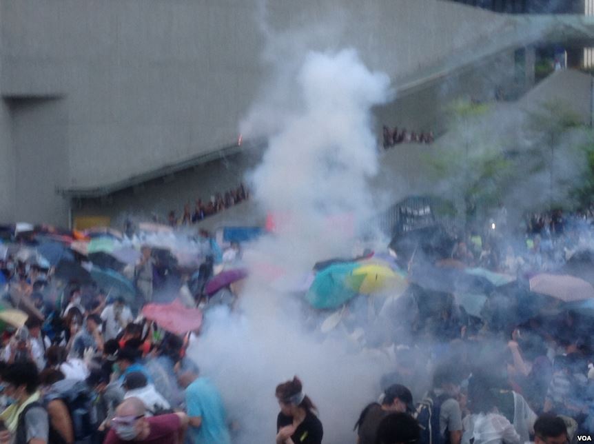 „Deštníkové hnutí“, které loni vyústilo v 79 dní trvající prodemokratický protest, je nejvážnější výzvou čínské vládě jedné strany od demonstrací na Náměstí nebeského klidu před více než čtvrtstoletím