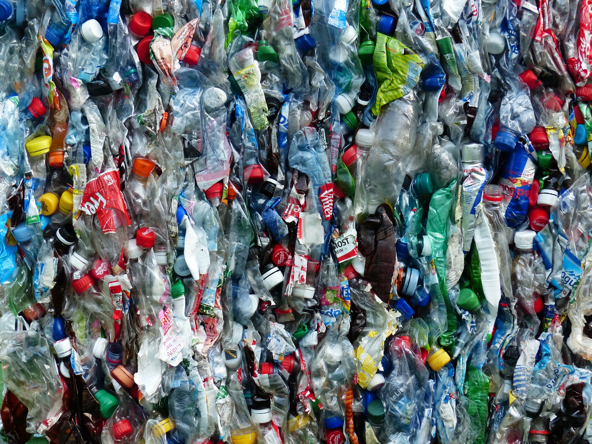 Plasty - plastové láhve - plastový odpad - plýtvání - recyklace