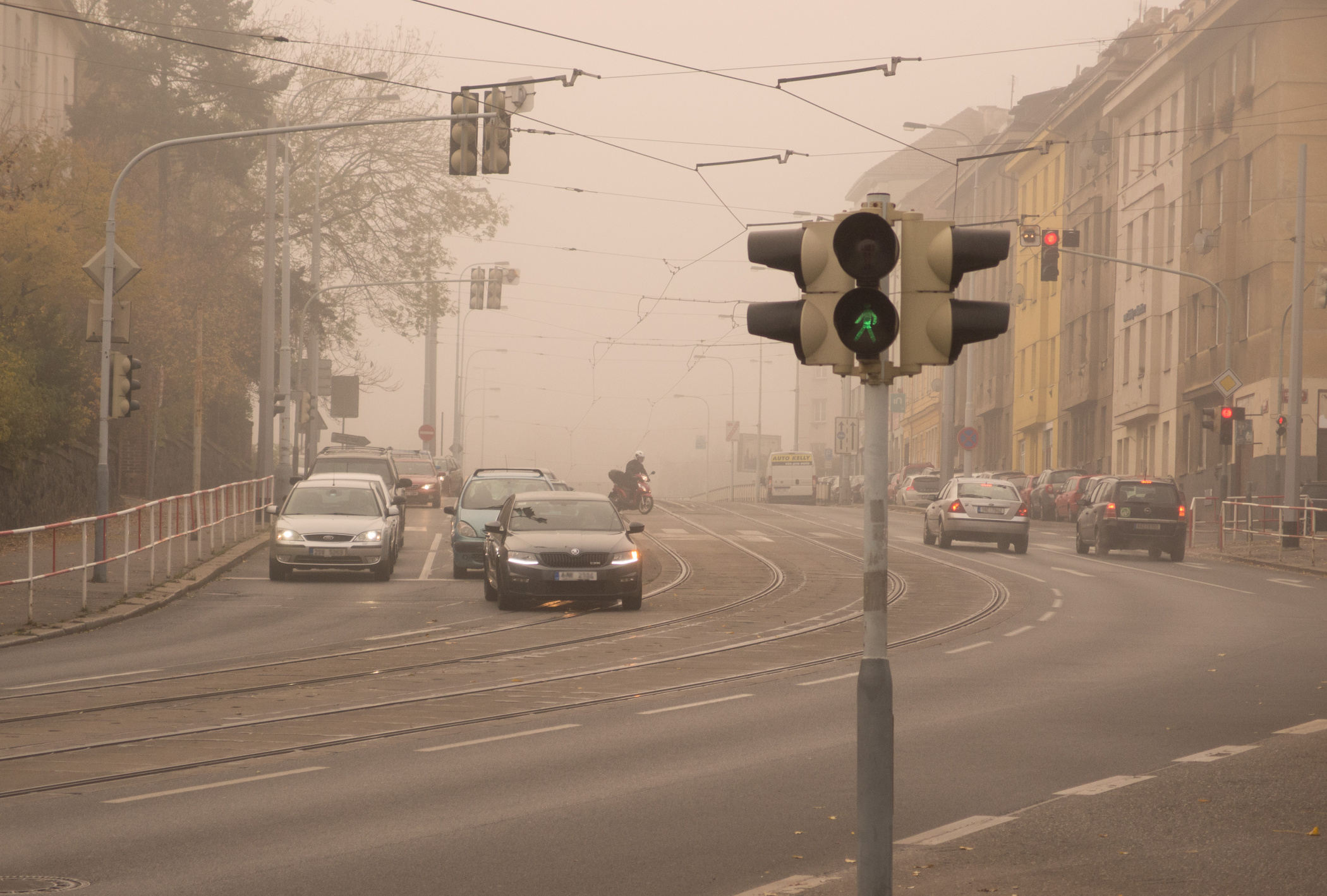 Smog ve městě