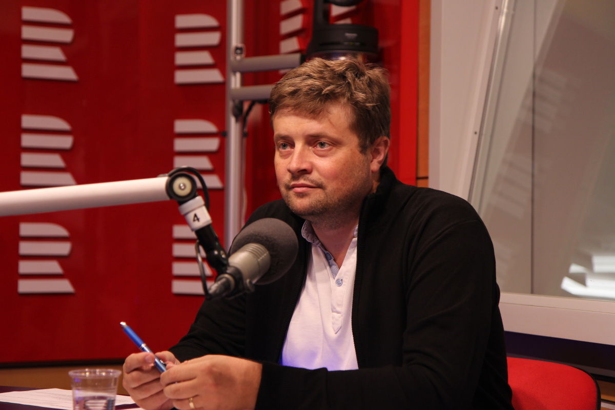 Martin Janeček odpovídal na otázky moderátorky Jany Klímové Martin Janeček odpovídal na otázky moderátorky Jany Klímové