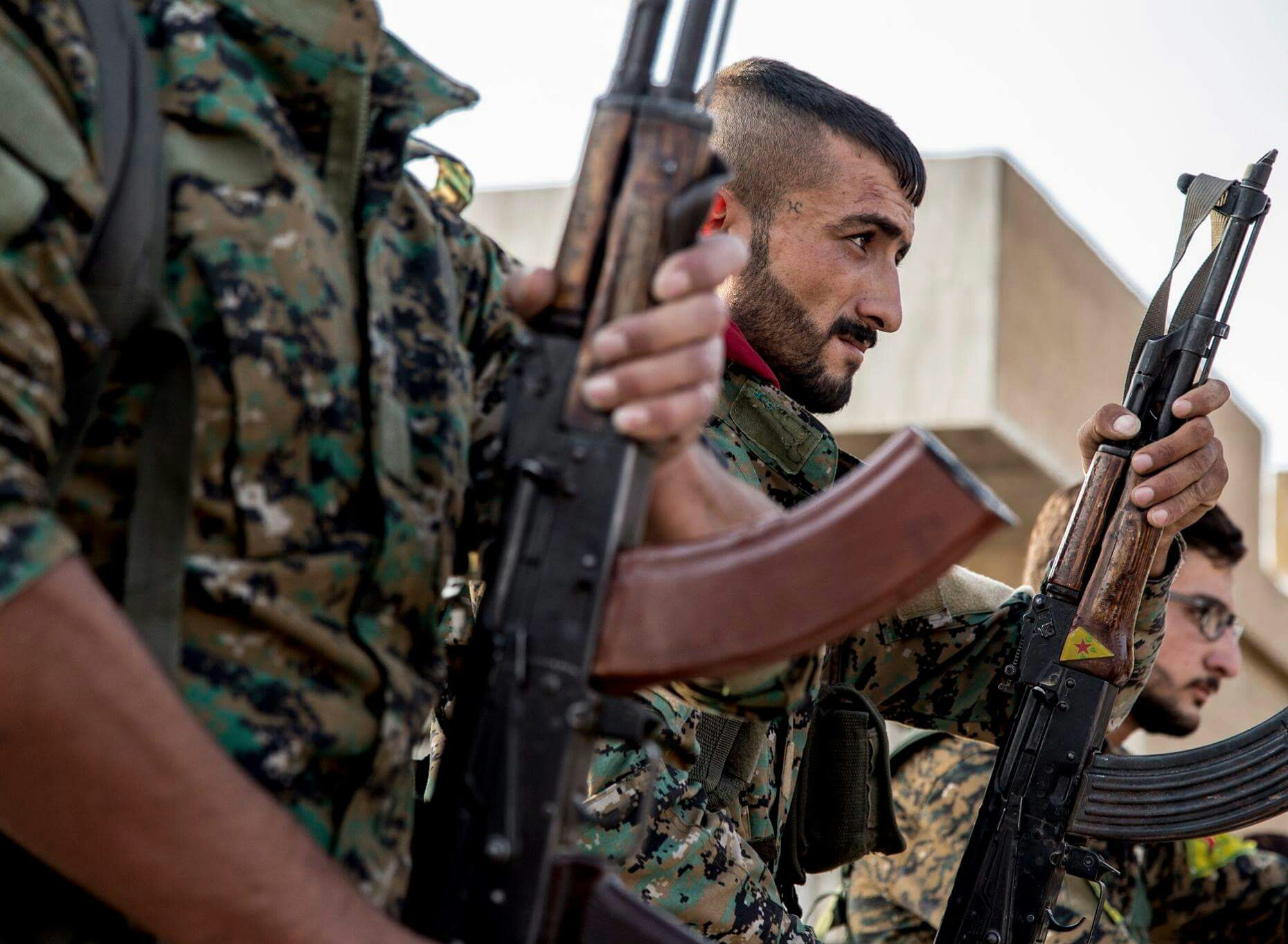 Bojovníci kurdských milic YPG v Sýrii