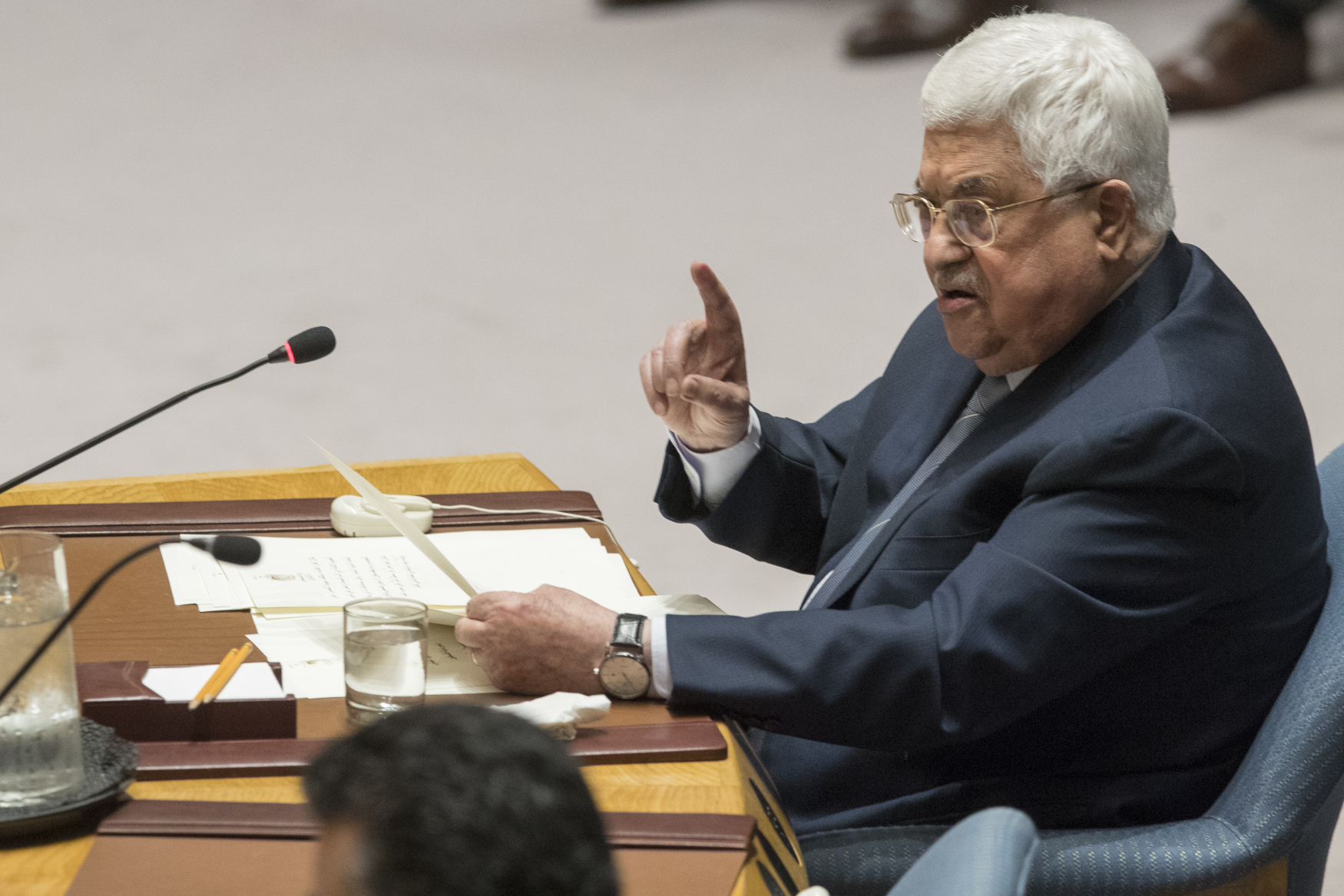Tento týden vystoupil Mahmúd Abbás poněkud nezvykle v Radě bezpečnosti OSN