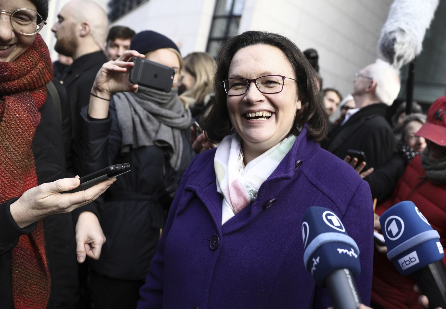 Šéfka poslaneckého klubu Andrea Nahlesová má ambice vést stranu do příštích voleb