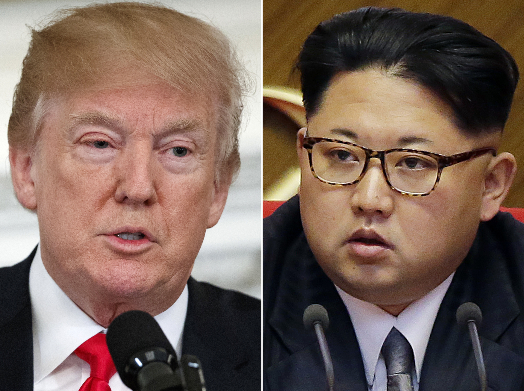 Donald Trump a Kim Čong-un