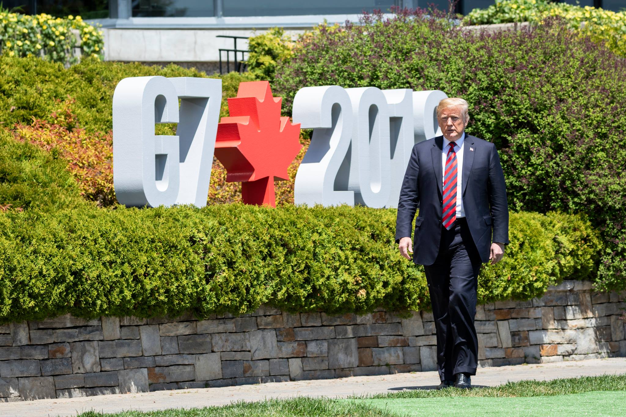 Donald Trump na summitu G7 v Kanadě 