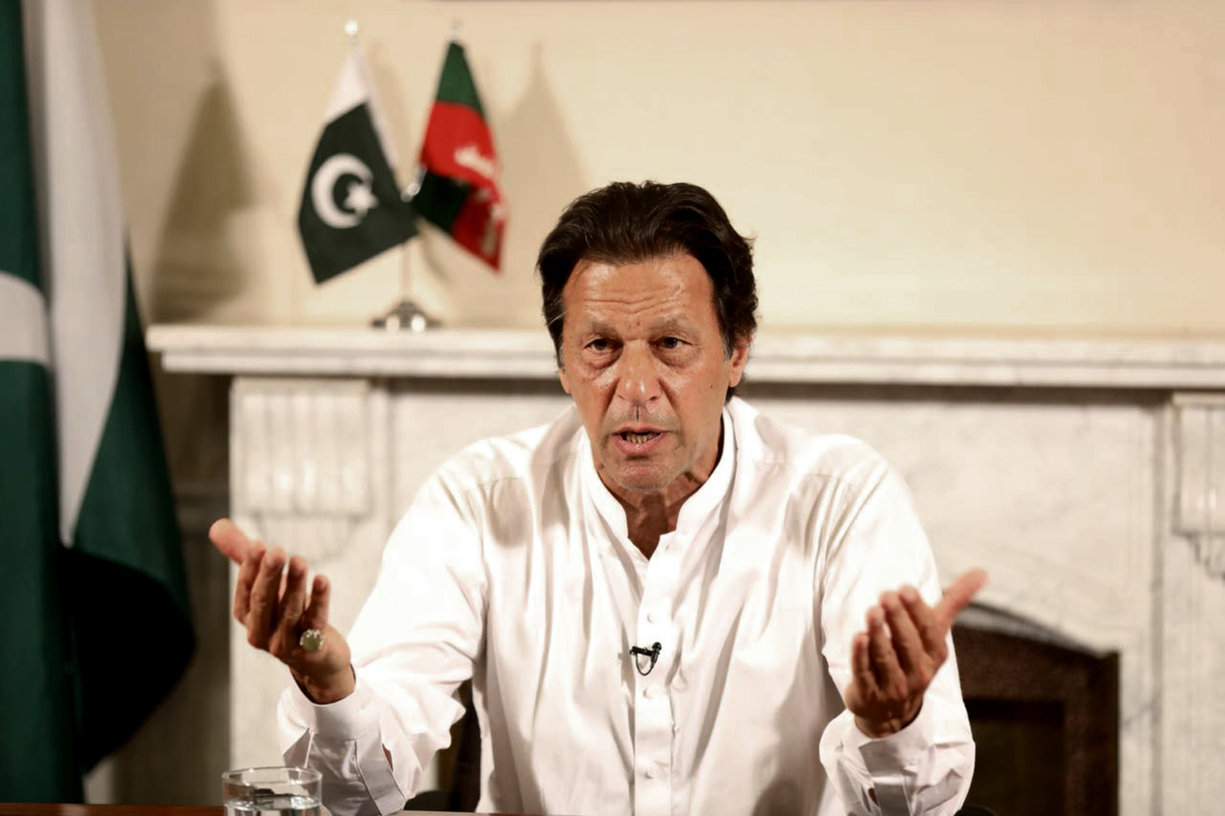 Pákistánský politik Imran Chán