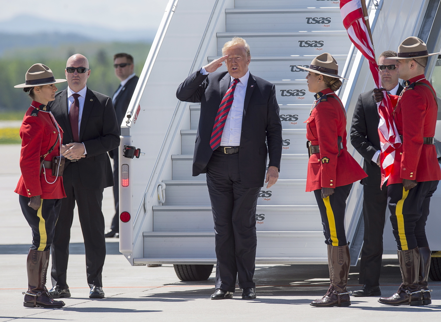 Donald Trump na summitu G7 v Kanadě