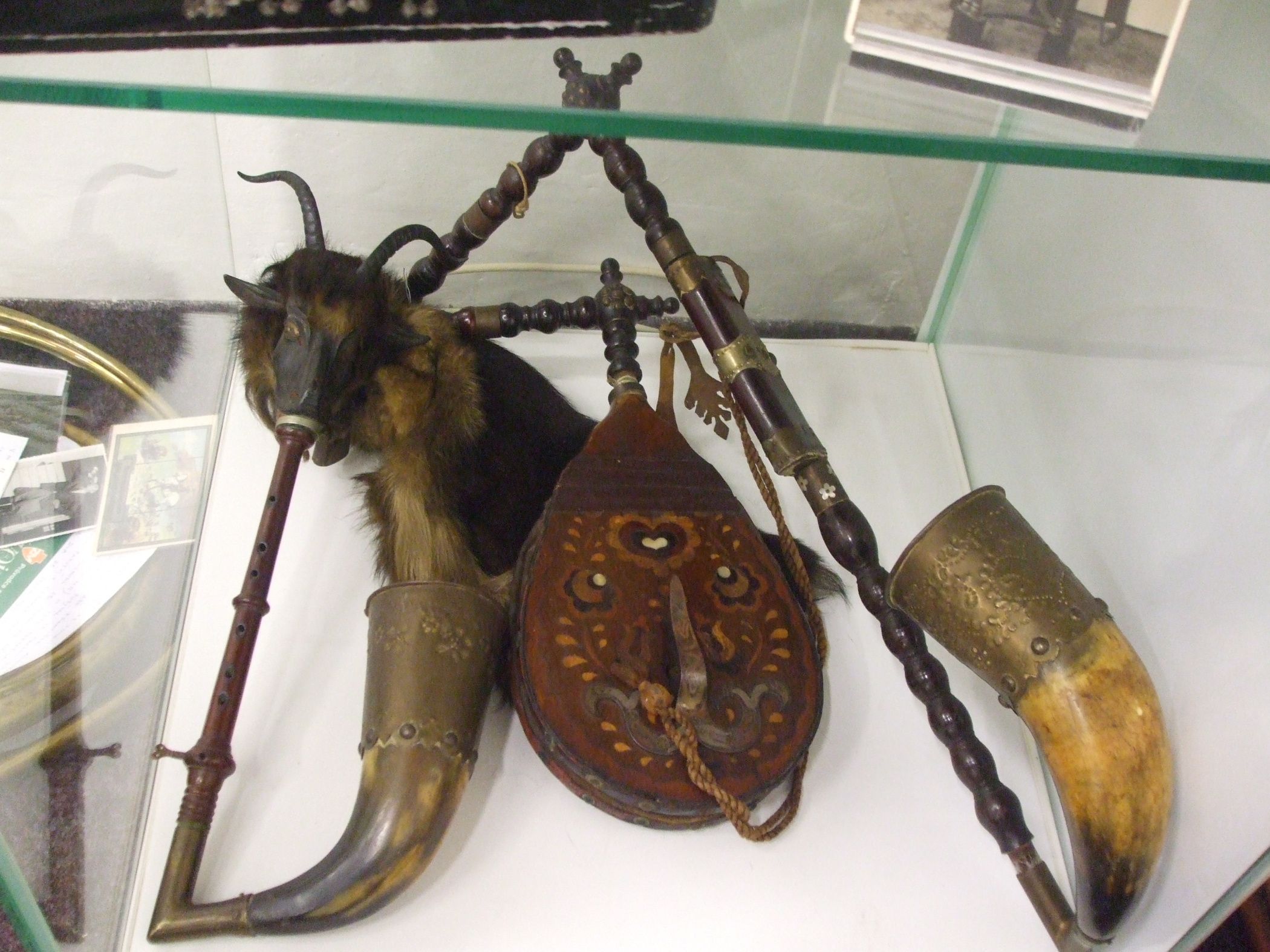 Výstava hudebních nástrojů v Žatci - dudy