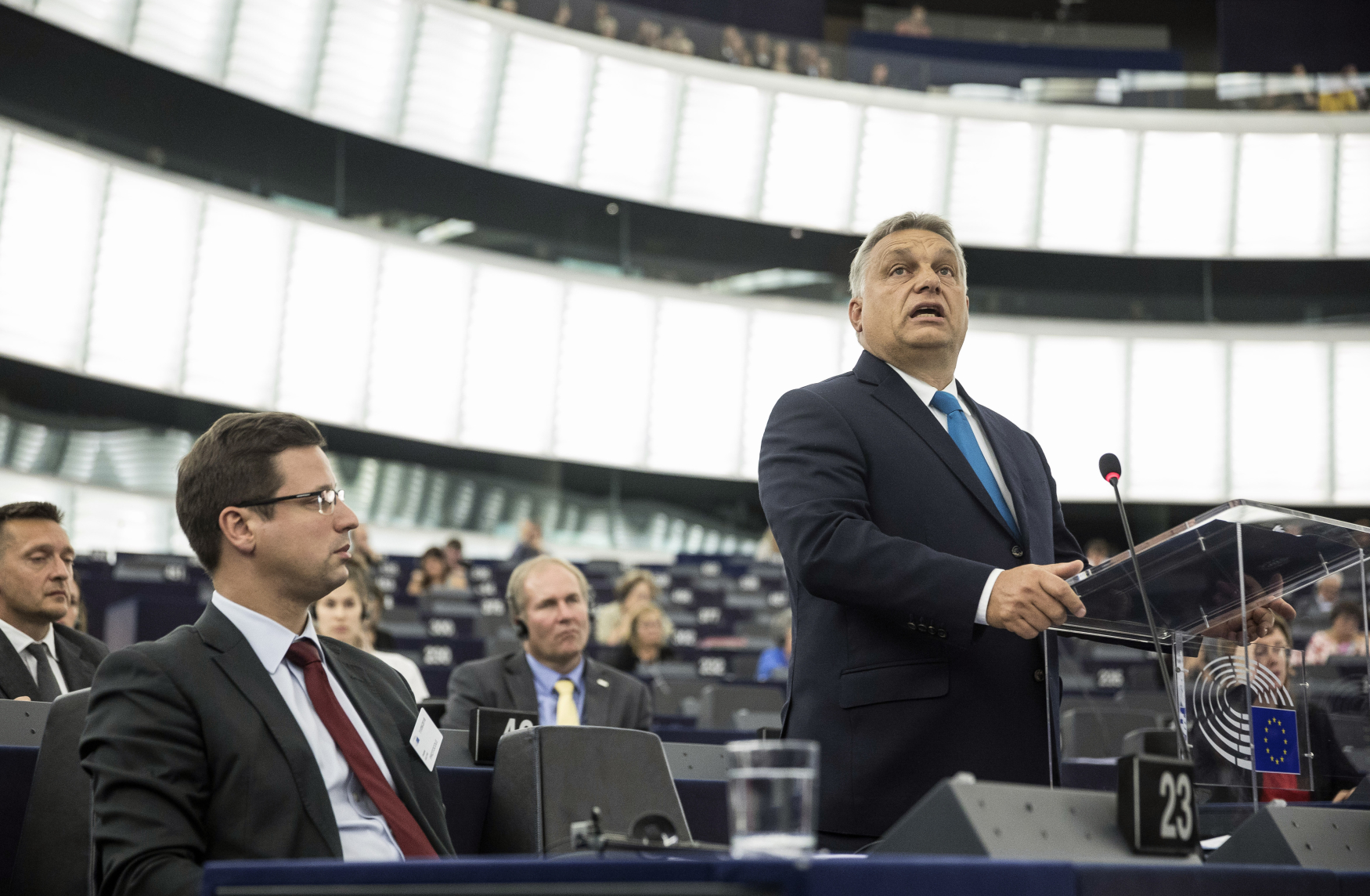Viktor Orbán v evropském parlamentu