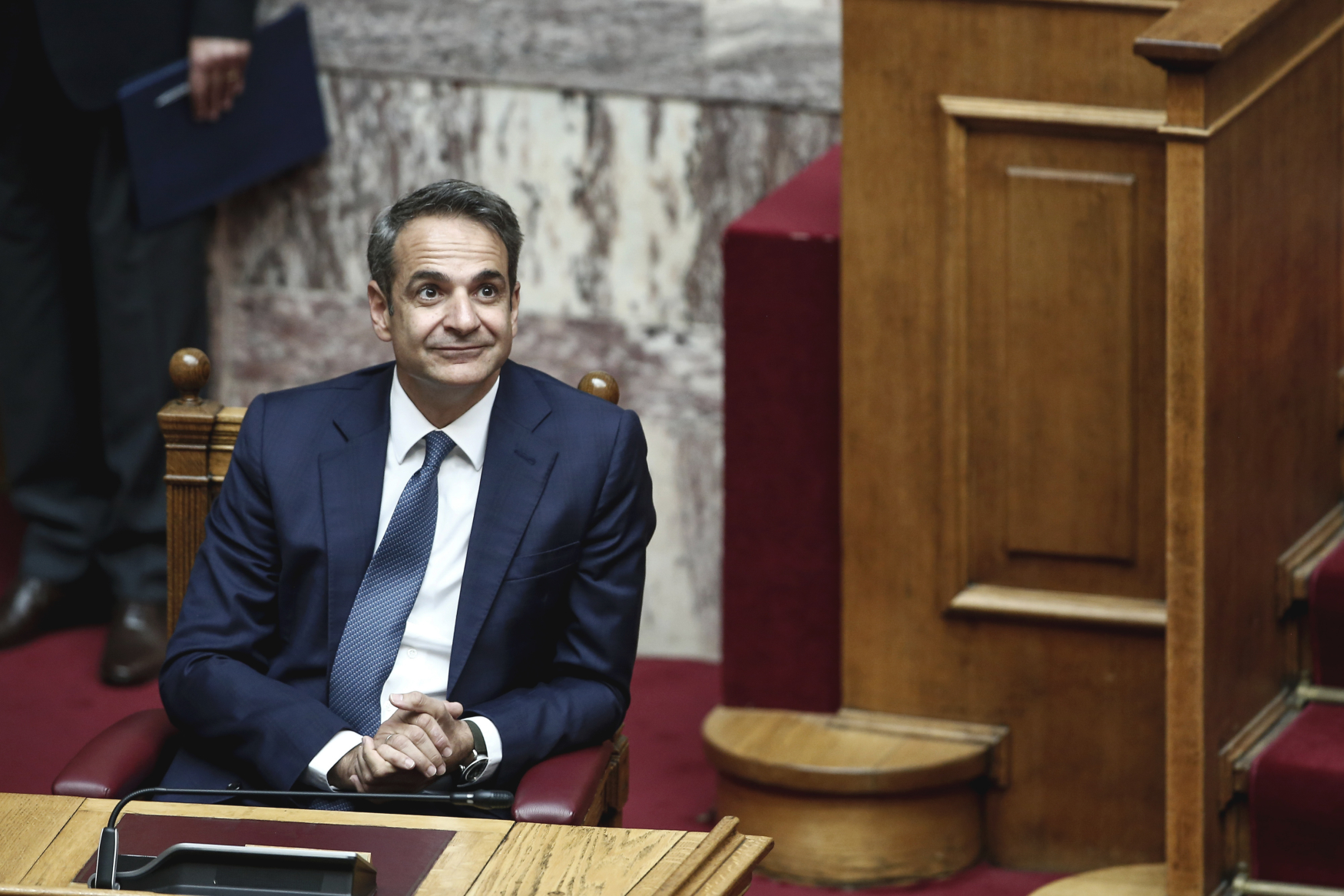 Řecký premiér Kyriakos Mitsotakis