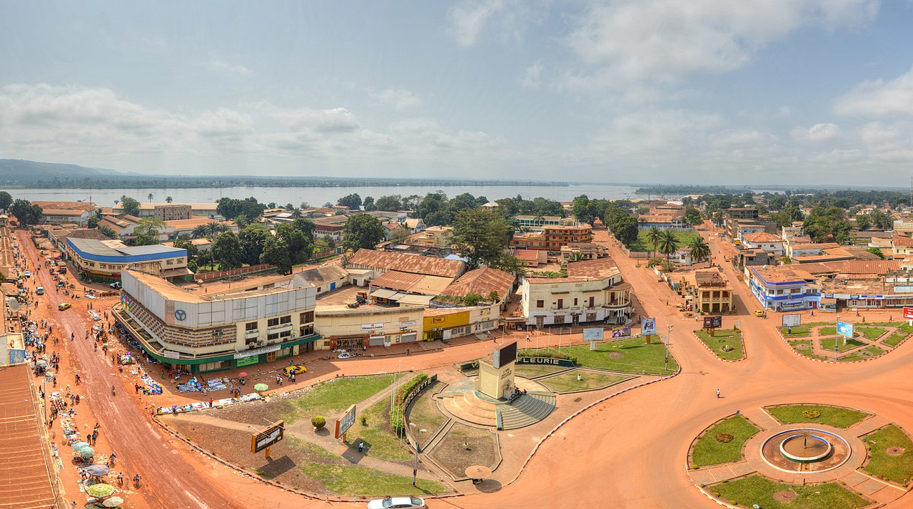 Bangui, hlavní město Středoafrické republiky