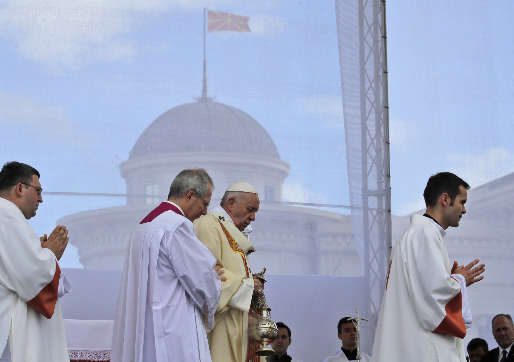 Papež František ve Skopje