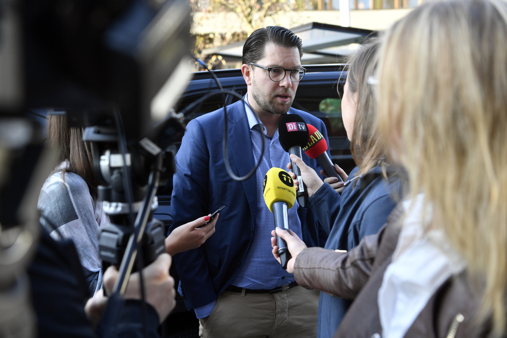 Jimmie Akesson, předseda Švédských demokratů Jimmie Akesson, předseda Švédských demokratů