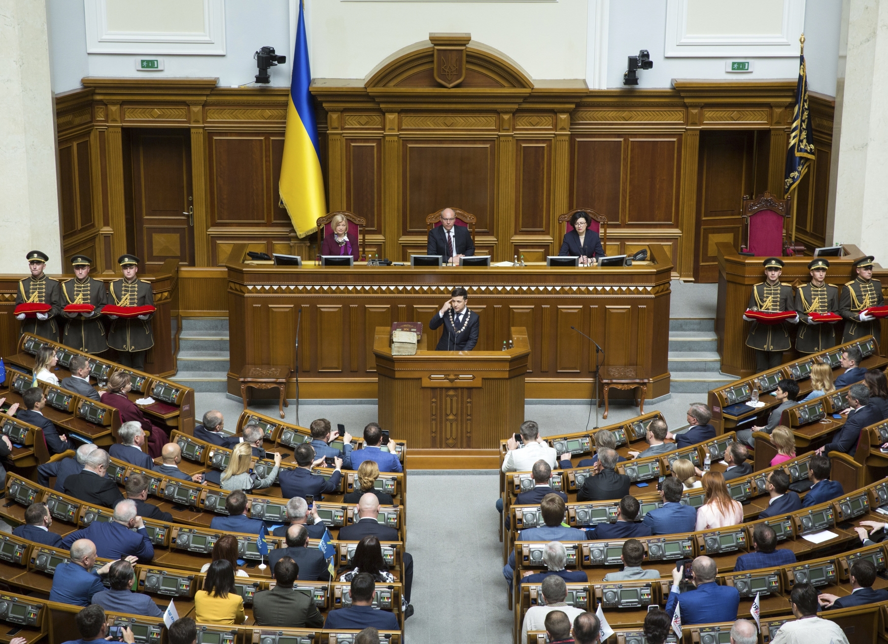 Ukrajinský prezident Volodymyr Zelenskyj 