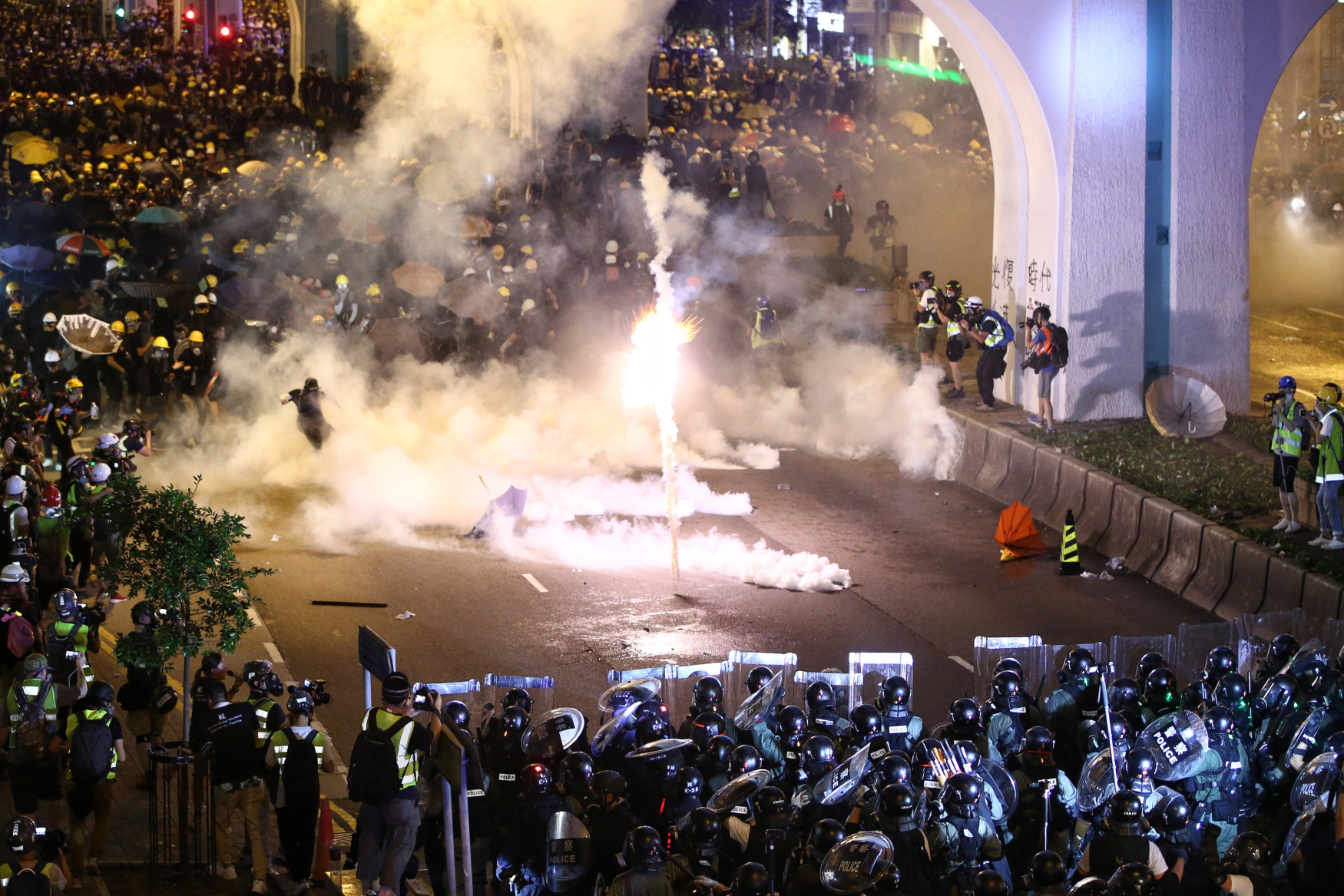 Nepokoje v Hongkongu
