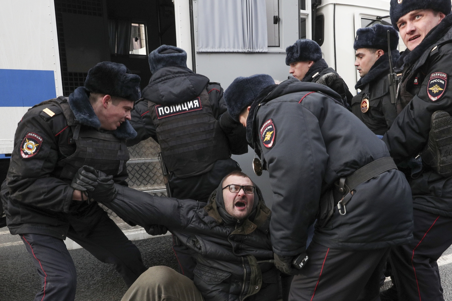 Moskevská demonstrace za svobodu internetu