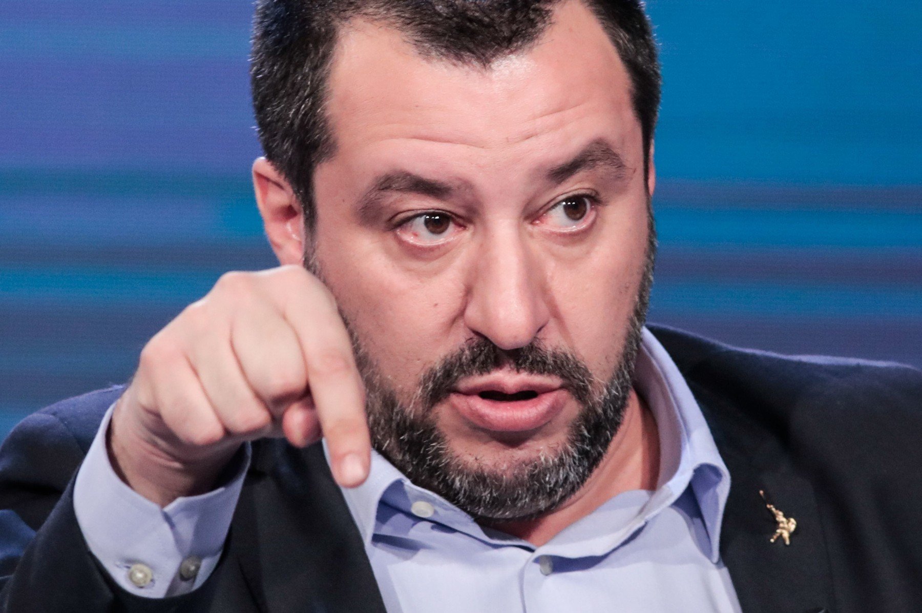 Italský vicepremiér a ministr vnitra Matteo Salvini