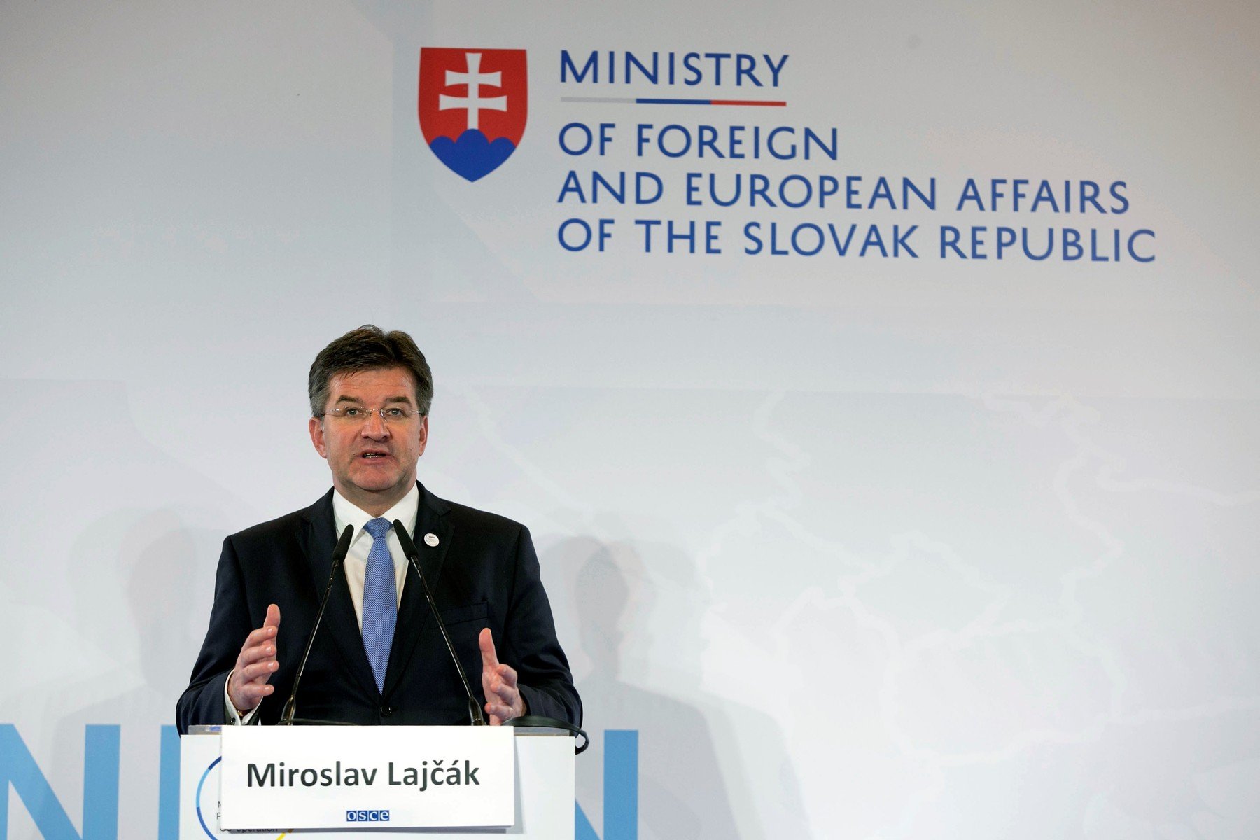 Ministr zahraničních věcí Slovenska Miroslav Lajčák