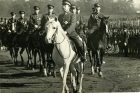 Japonský císař Hirohito během vojenské přehlídky, 31. 12. 1939