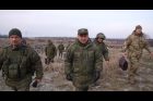Ruské ministerstvo obrany ve čtvrtek oznámilo, že ministr Sergej Šojgu navštívil ruské jednotky bojující na Ukrajině