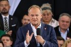 Polský premiér Donald Tusk na sjezdu Občanské platformy