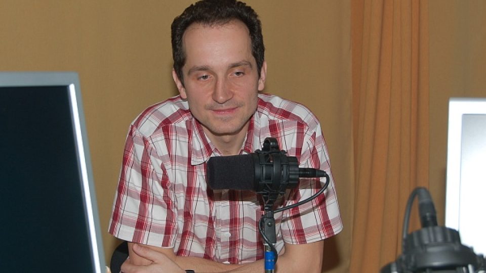 Pavel Jelínek ve studiu ČRo Leonardo