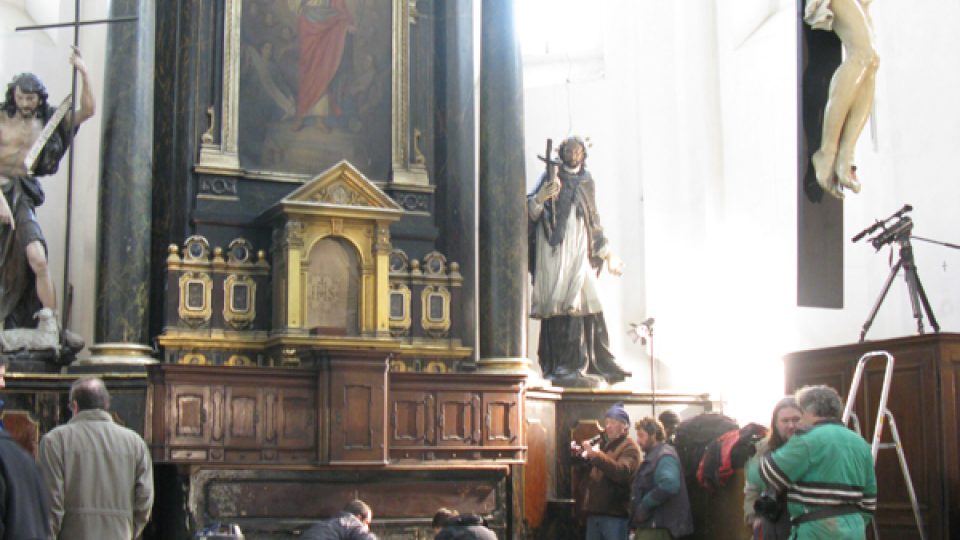 Z pátrání po ostatcích sv. Anežky v kostele sv. Haštala