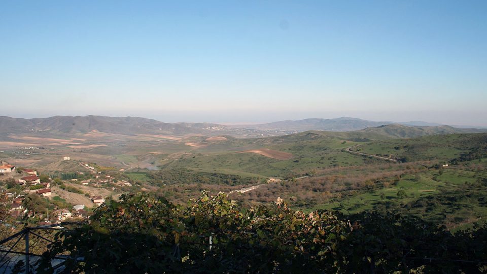 Výhled na sousedící státy z domku v Náhorním Karabachu