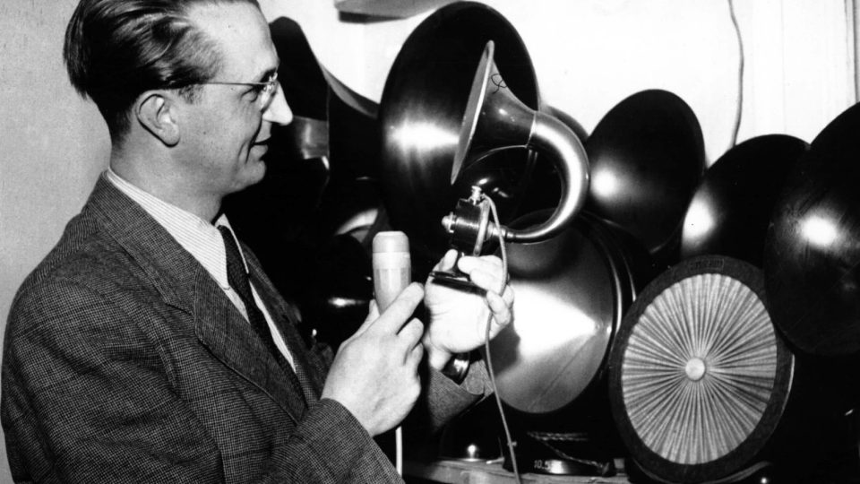 Reportér Alfréd Technik | foto: Archivní a programové fondy Českého rozhlasu Reportér Alfréd Technik