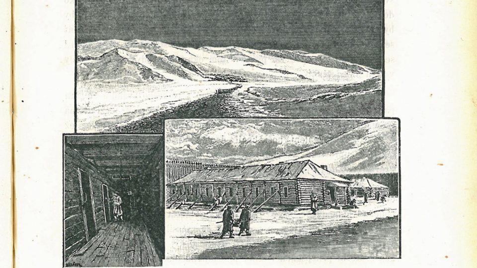 Ilustrace ke knize Na Sibiři od George Kennana