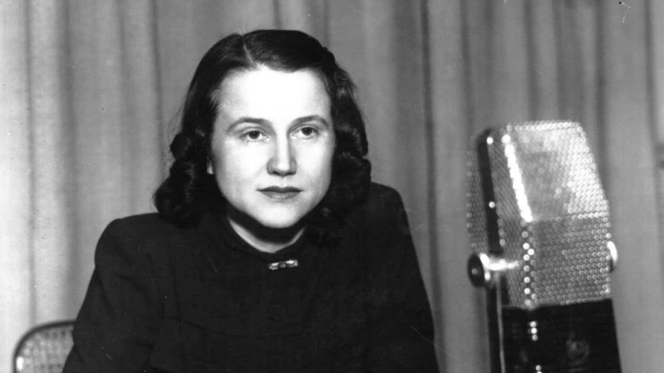 Margit Horáková, hlasatelka | foto: Archivní a programové fondy Českého rozhlasu Margit Horáková, hlasatelka
