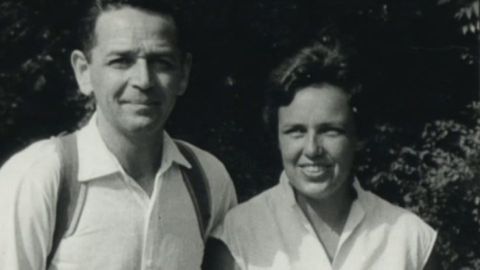 Richard Glazar s manželkou Zdenou v 50. letech