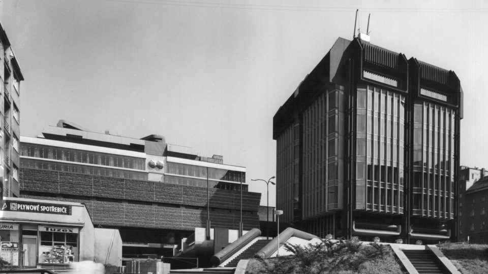 Komplex budov Transgas vznikl v 70. letech 20. století. Jsou postaveny v brutalistním stylu
