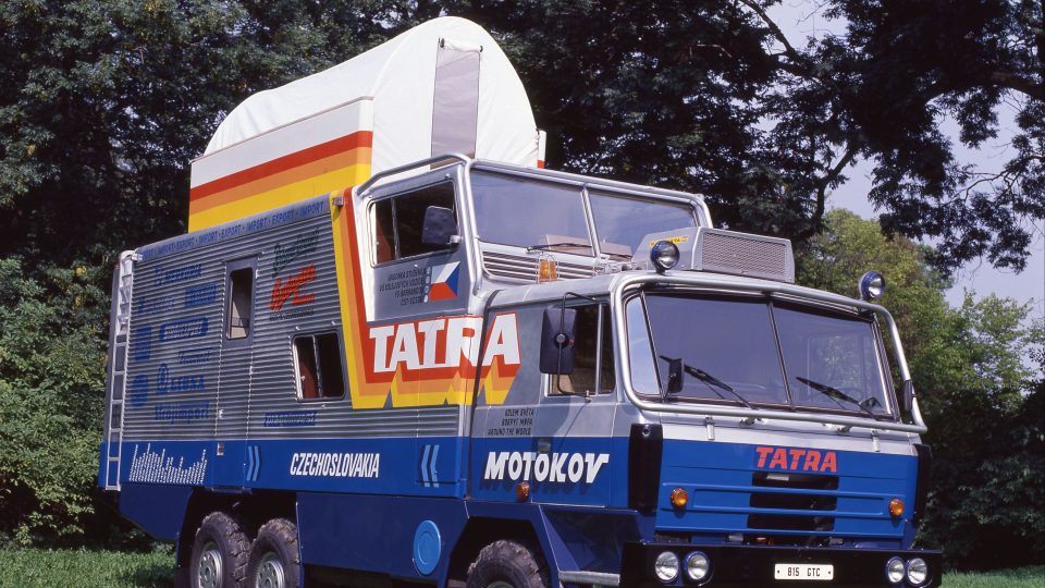 Expediční Tatra, která v 80. letech projela více než 70 zemí světa. 