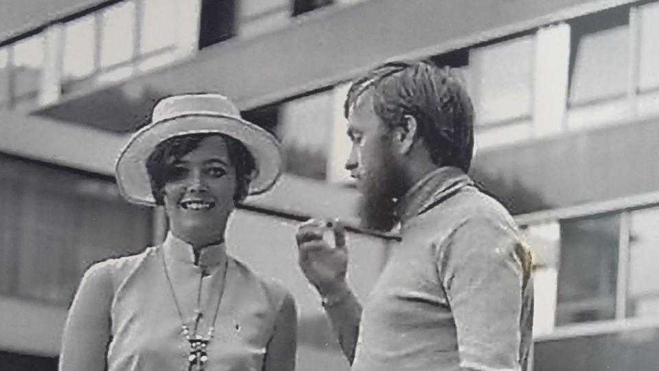 S Josefem po příjezdu do Německa, 1968