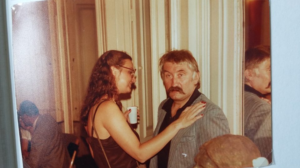 Zuzana Brejchová s Pavlem Landovským ve Vídni - 80. léta