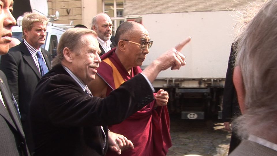 Václav Havel s dalajlámou