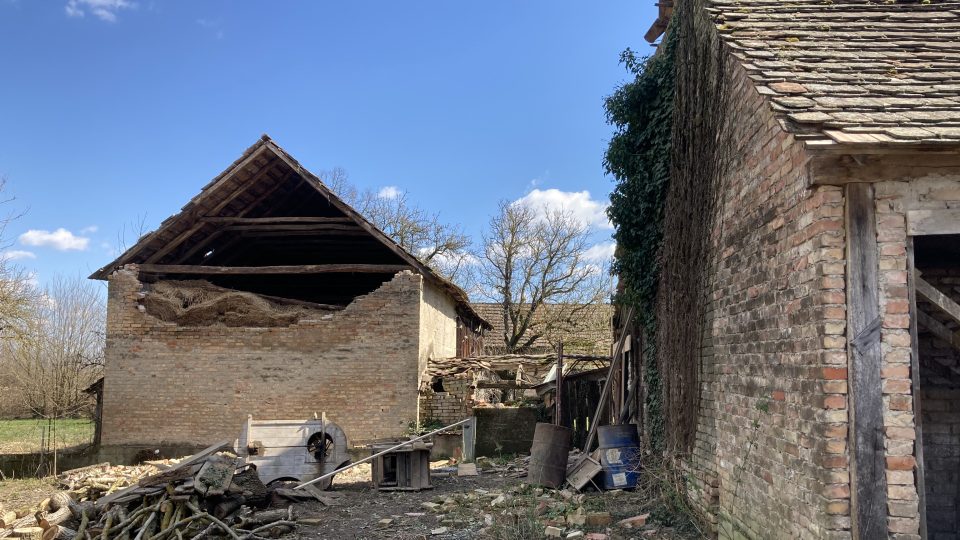 Rozbořený dům v chorvatském Jazveniku po zemětřesení