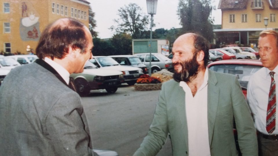 Milan Ráček v Sitzendorfu v 80. letech