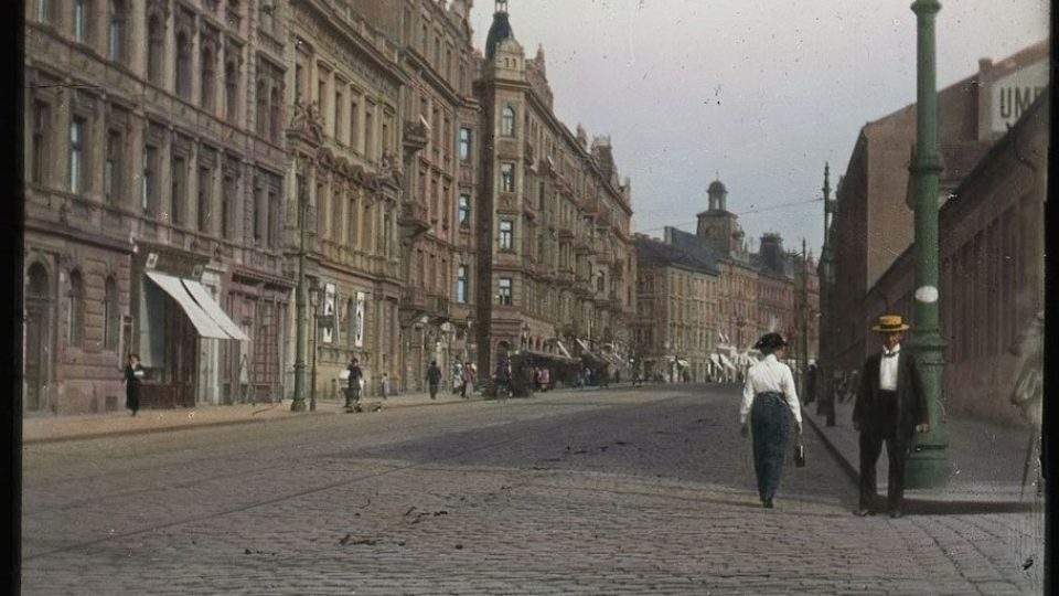 Bělského třída (dnes Dukelských hrdinů) kolem roku 1905