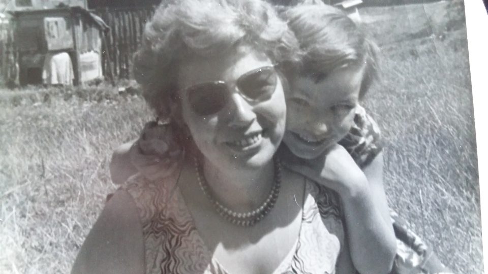 Zuzana Brejchová s maminkou - 60. léta 