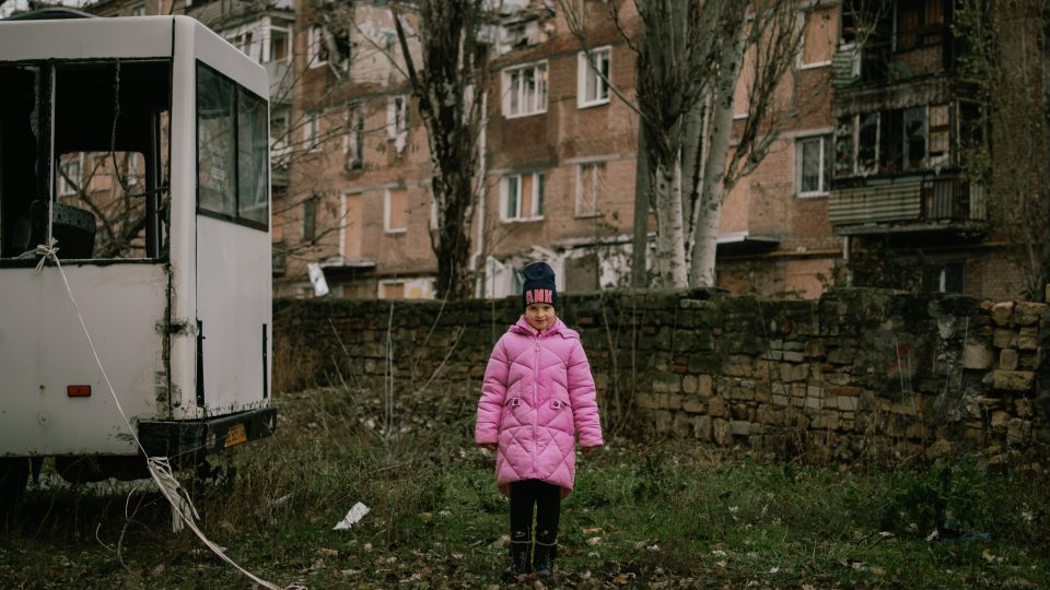 Fotografie z cesty Zdeňka Chaloupky po válkou zasažené Ukrajině