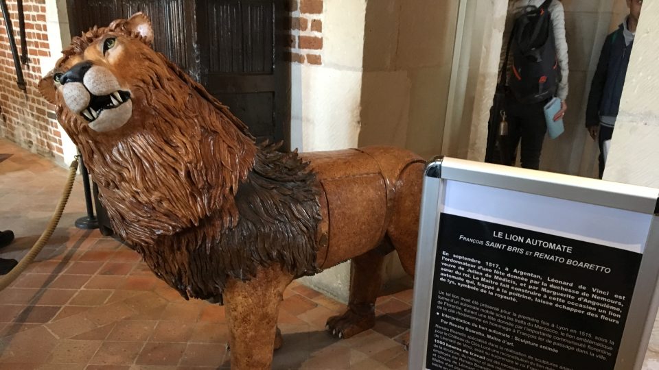 Model mechanického lva – Clos Lucé, Amboise