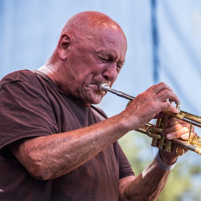 Oslava Mezinárodního dne jazzu 30. dubna. Na Karlově náměstí v Praze vystoupili The Herbaliser,  Laco Déczi a další | foto: Jiří Šeda