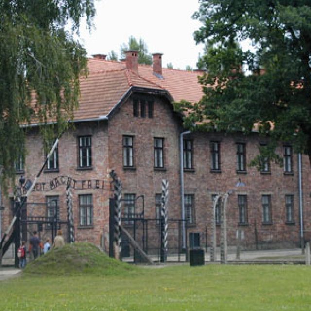 Vstupní brána do Osvětimi | foto: Jana Šustová,  Český rozhlas