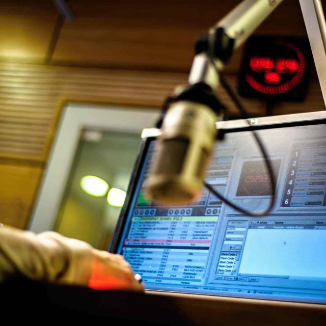 Studio Českého rozhlasu Dvojka | foto: Khalil Baalbaki,  Český rozhlas